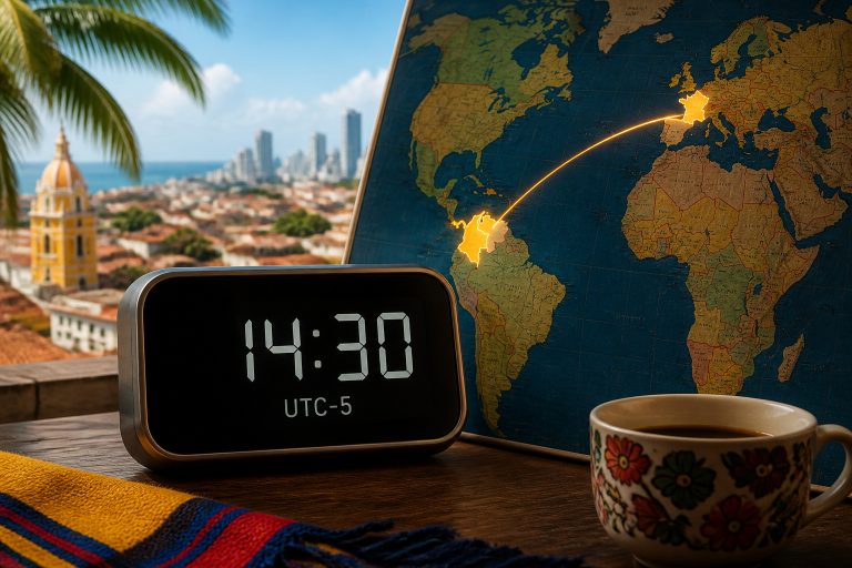 Quelle heure est-il en Colombie ce 26 juin 2026 ?