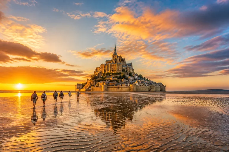 Mont saint michel a lheure doree