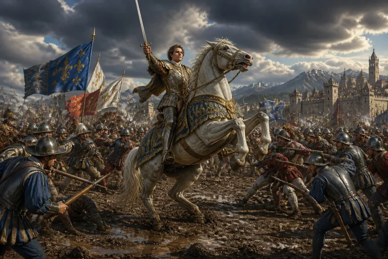 Chef de guerre a la bataille