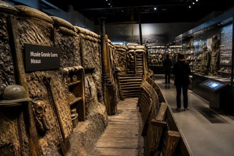 Musee grande guerre meaux tranchee reconstituee