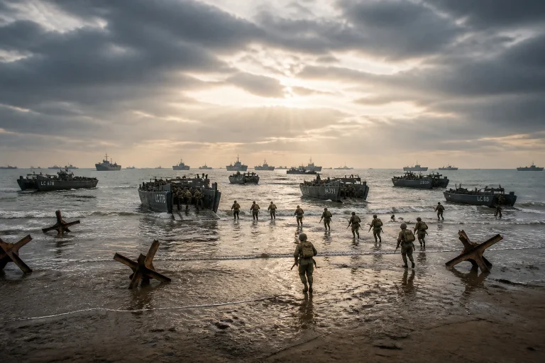 Debarquement sur sword beach le jour j