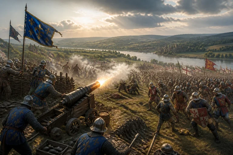 Bataille de castillon lartillerie change le cours