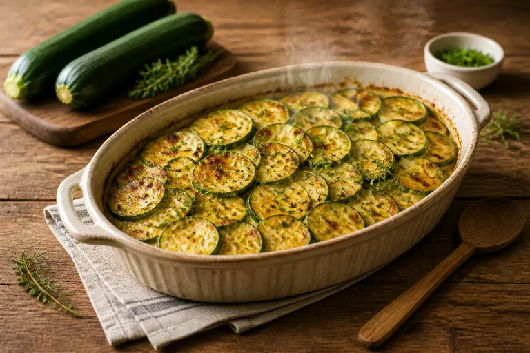 Courgettes au four un delice reconfortant