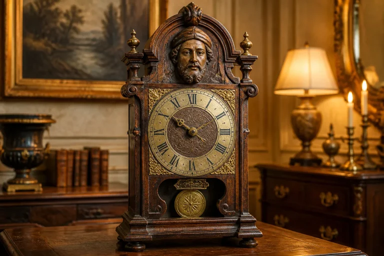 Horloge ancienne style saint nicolas 17e 19e siecle
