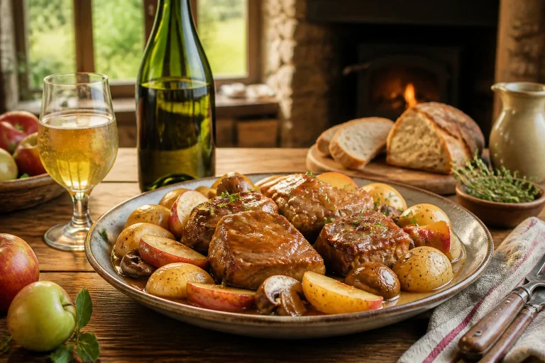 Porc au cidre normand